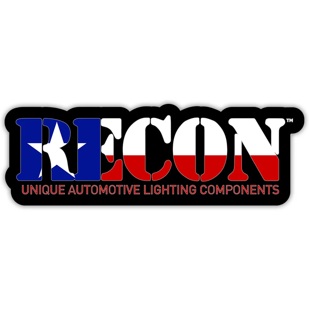 RECON U.S. State Decal Stickers - Choose Your State 7" x 2.75" Glossy Finish - Image 43