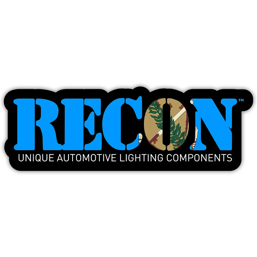 RECON U.S. State Decal Stickers - Choose Your State 7" x 2.75" Glossy Finish - Image 50