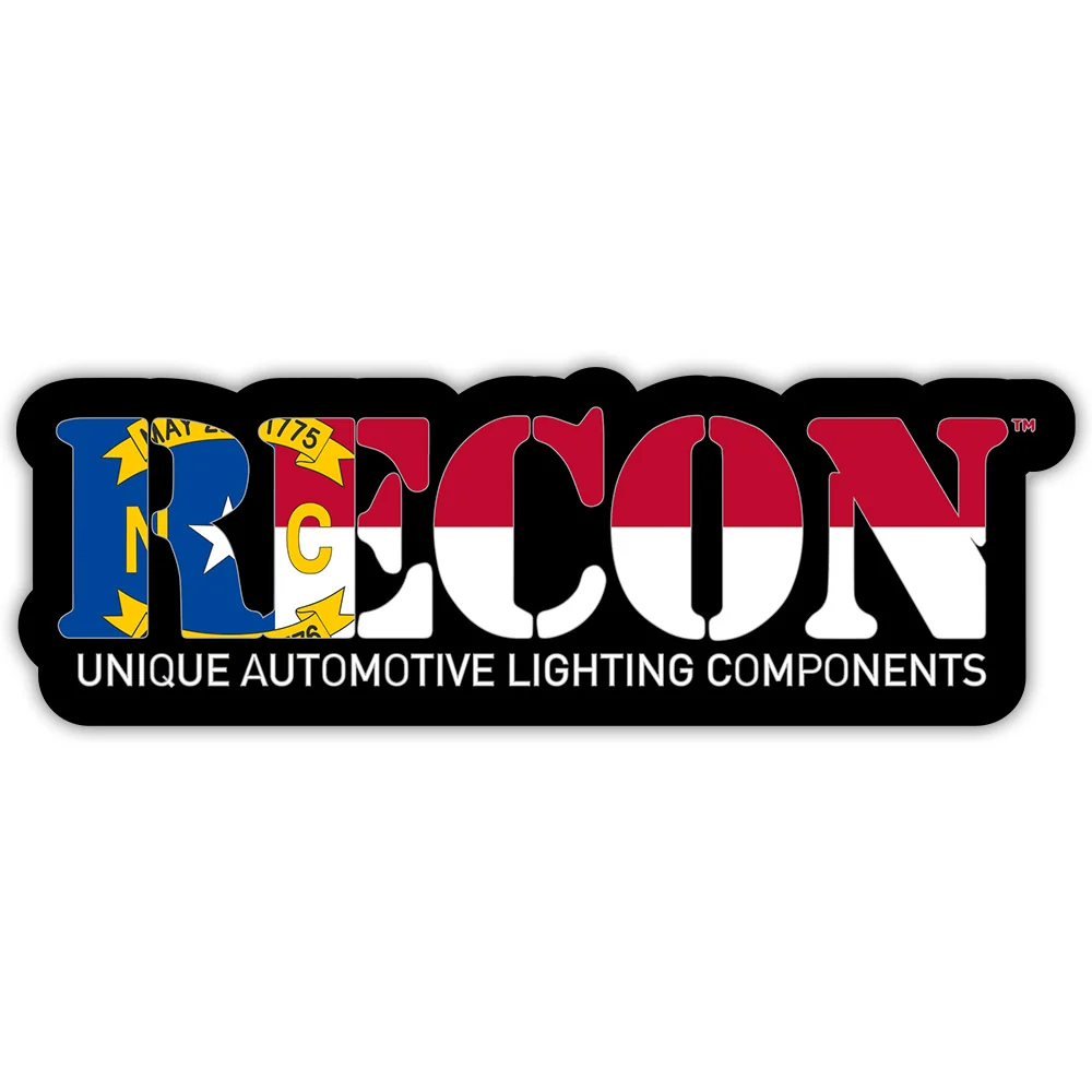 RECON U.S. State Decal Stickers - Choose Your State 7" x 2.75" Glossy Finish - Image 53