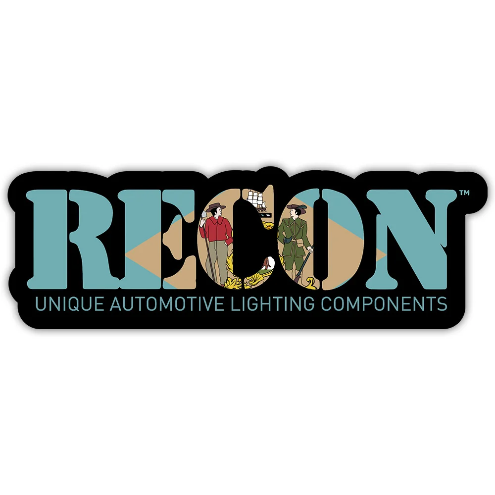 RECON U.S. State Decal Stickers - Choose Your State 7" x 2.75" Glossy Finish - Image 68