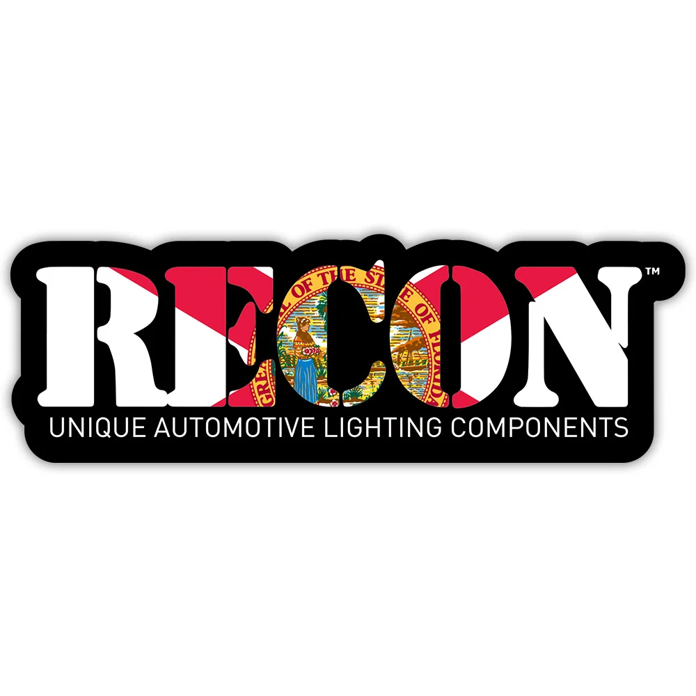 RECON U.S. State Decal Stickers - Choose Your State 7" x 2.75" Glossy Finish - Image 69