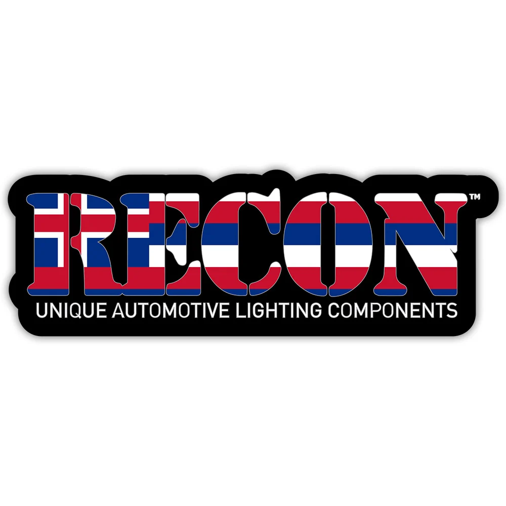 RECON U.S. State Decal Stickers - Choose Your State 7" x 2.75" Glossy Finish - Image 71
