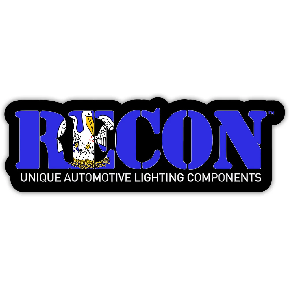 RECON U.S. State Decal Stickers - Choose Your State 7" x 2.75" Glossy Finish - Image 77