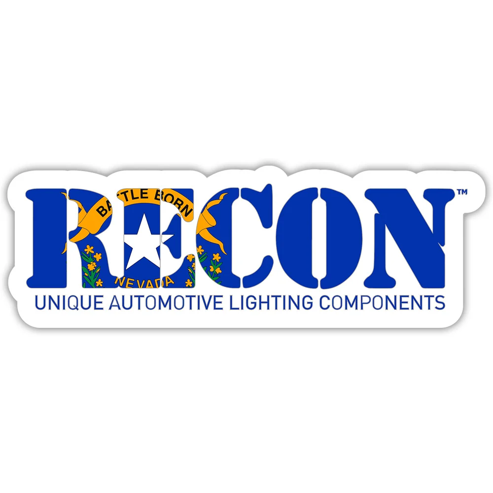 RECON U.S. State Decal Stickers - Choose Your State 7" x 2.75" Glossy Finish - Image 8