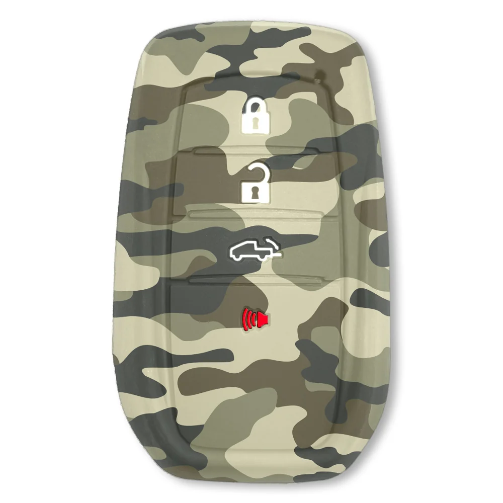 Toyota 22-26 Tundra & Tacoma 1-Piece 100% Silicone Rubber Key Fob Cover - Multiple Colors - Image 12