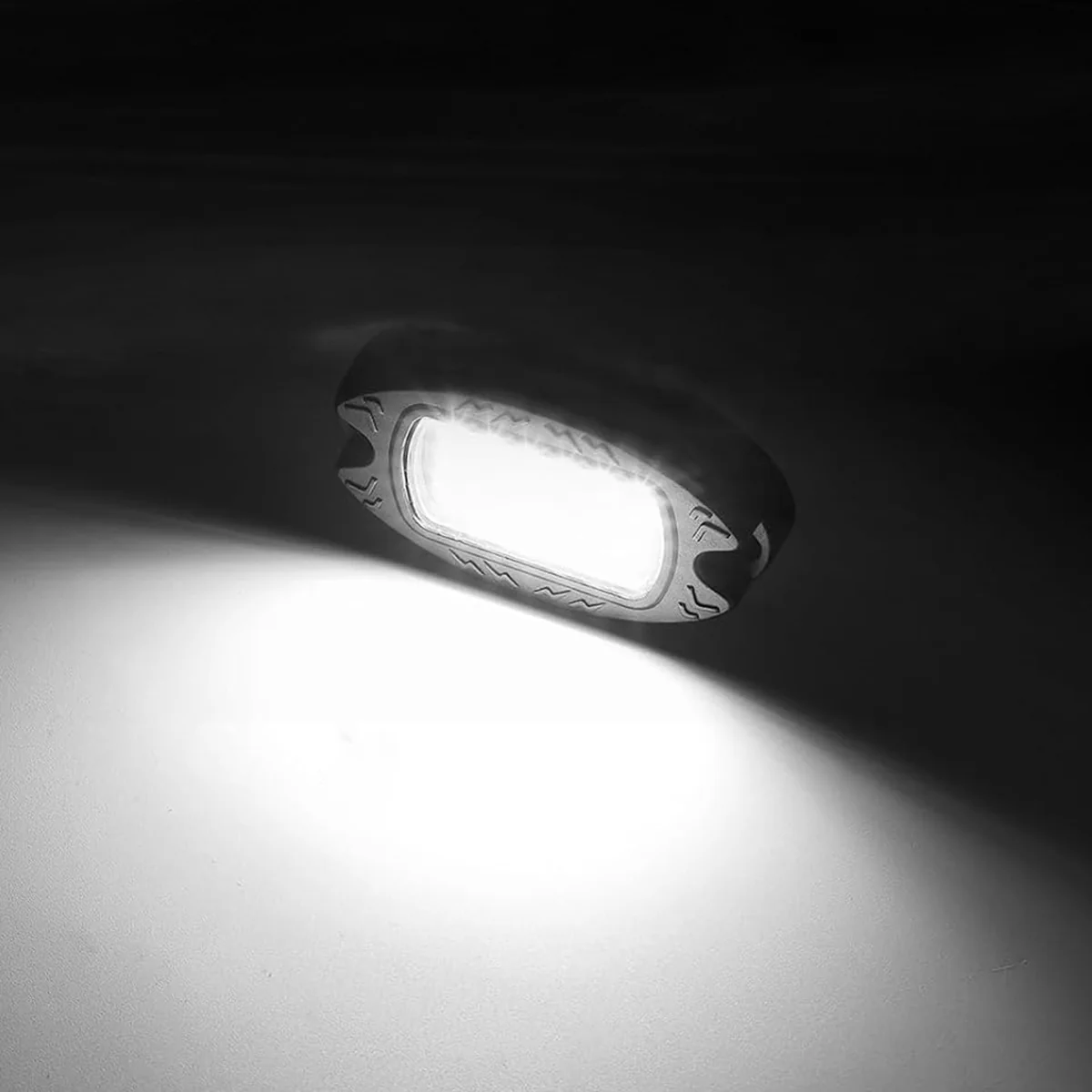 Universal 16-Pc Heavy Duty Aluminum Ultra Bright 6500K LED Underbody Rock Lights - White - Image 4