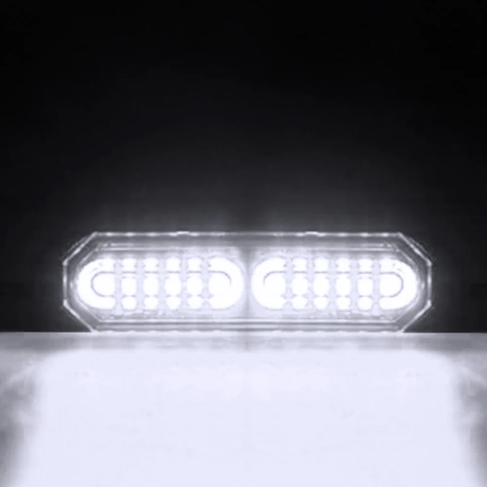 Universal 8-PC Ultra Slim Aluminum Surface Mounted 4.5" Emergency Ultra Bright LED Strobe w/ 17 Light Functions - Multiple Options - Image 36