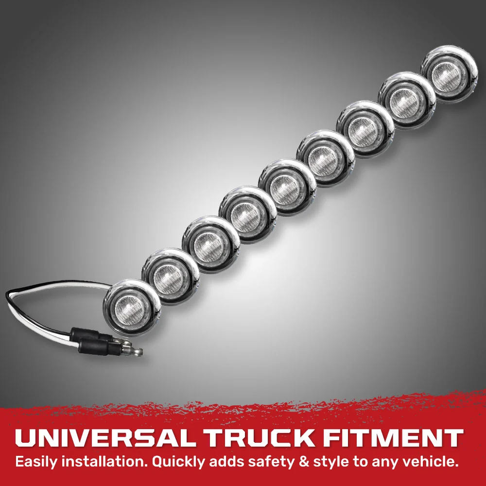 Universal 9-Pc Front Lower Air Dam Ultra Bright LED Light Kit - Multiple Options - Image 51