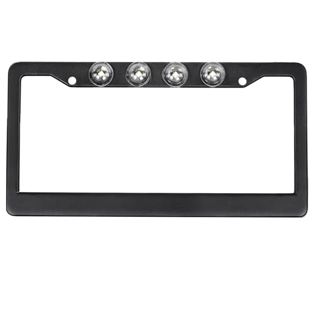 Universal Aluminum Standard U.S License Plate Frame with 4 XML CREE LED Reverse Lights - Multiple Options - Image 10