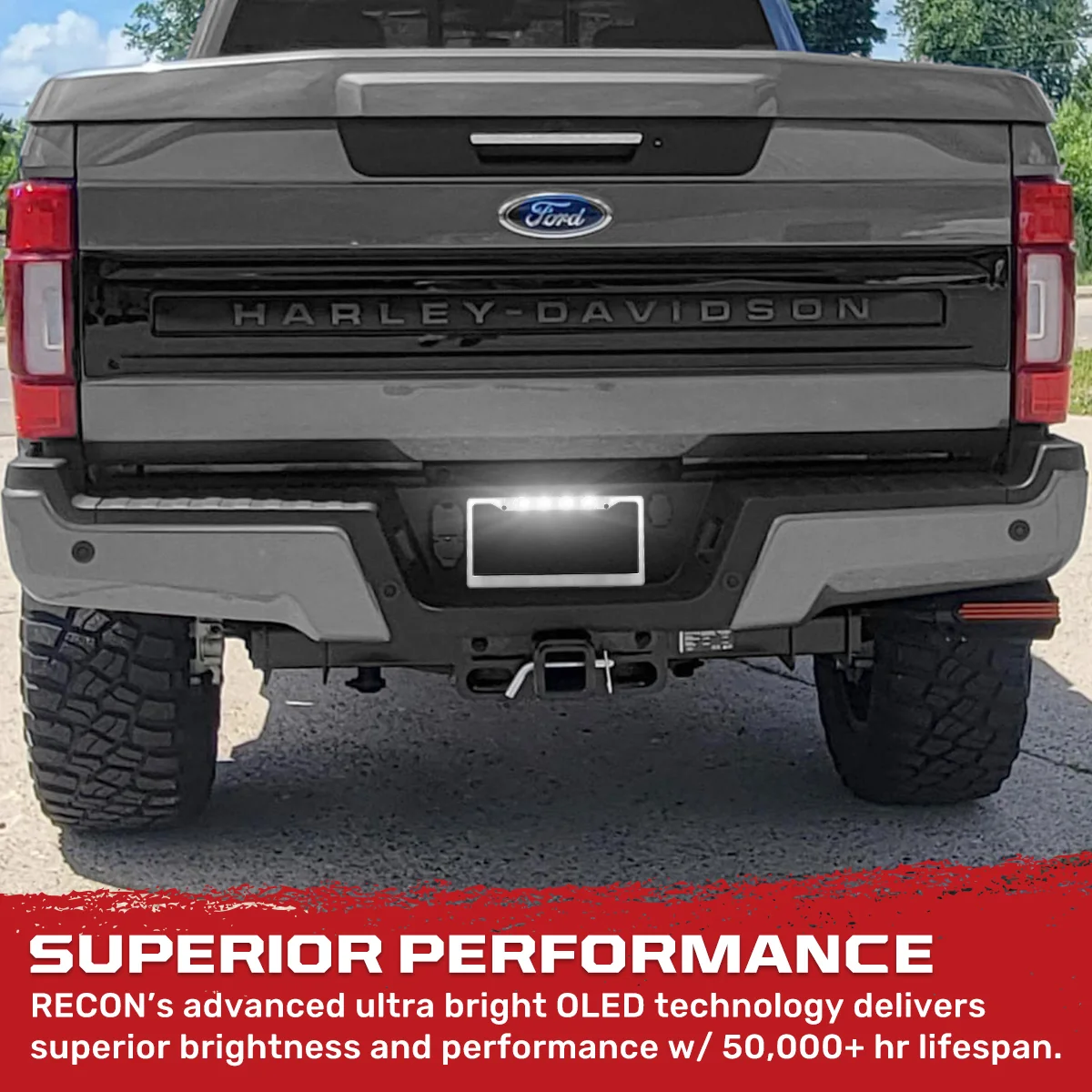 Universal Aluminum Standard U.S License Plate Frame with 4 XML CREE LED Reverse Lights - Multiple Options - Image 13
